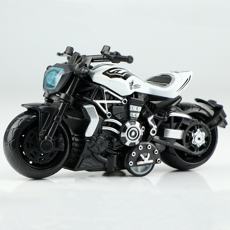 Hot Selling Diecast 1:32 New Pull Back Motorcycle Toys Different Kind Alloy Diecast Motorbike Friction Toys