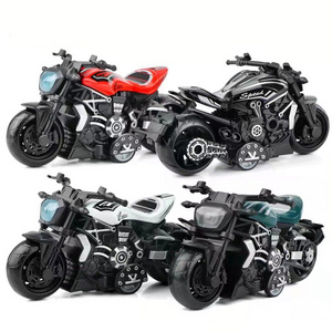 Hot Selling Diecast 1:32 New Pull Back Motorcycle Toys Different Kind Alloy Diecast Motorbike Friction Toys