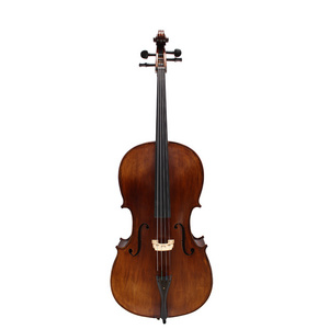 factory price  professional  cello matte antique color   solid wood 4/4 cello made in china suitable for cello lovers