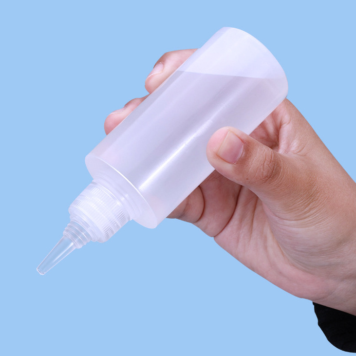 Plastic disposable glue small cosmetic squeeze bottle 30ml bpa free travel lotion bottles