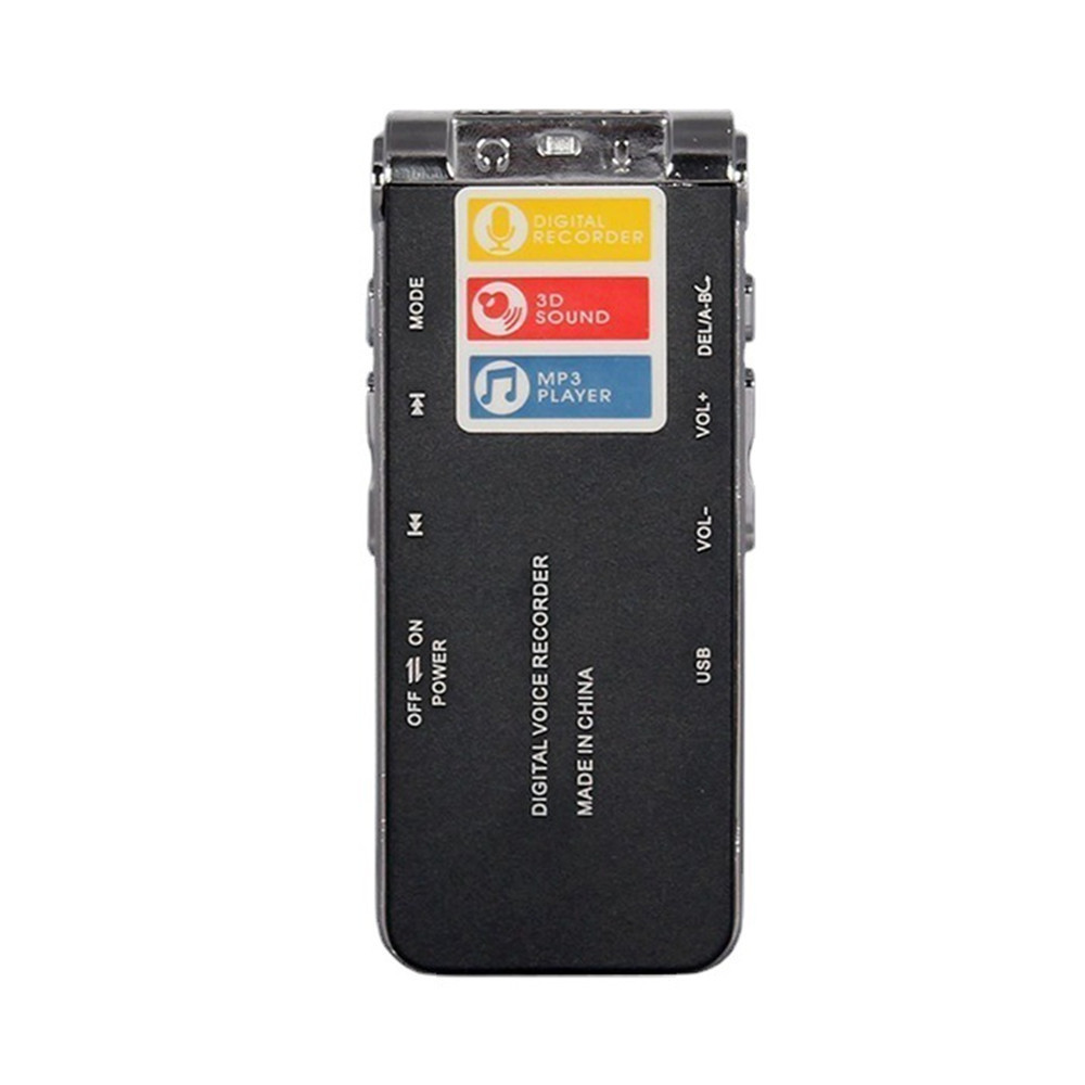 Multi-function HD Mini Digital Voice Recorder MP3 player Portable Long Distance smart noise reduction conference recorder