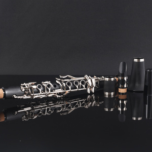 black  clarinet  Bb/G  tone  rubber  clarinet  17 key clarinet  suitable for  beginners gifts