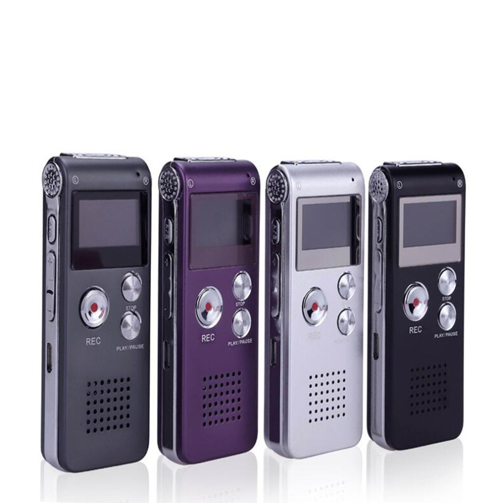 Multi-function HD Mini Digital Voice Recorder MP3 player Portable Long Distance smart noise reduction conference recorder