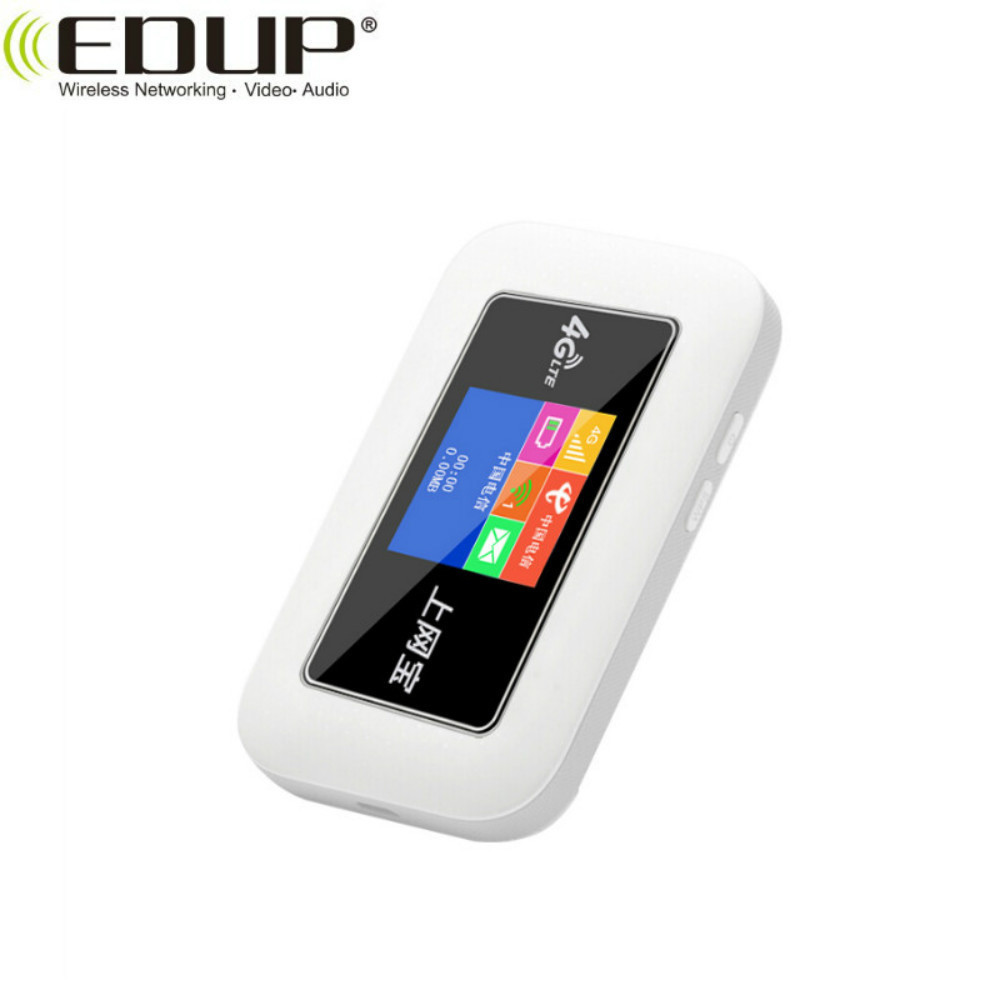 300Mbps 4G LTE ZX297520V3 Mini Color Screen WiFi Router With SIM Card Slot