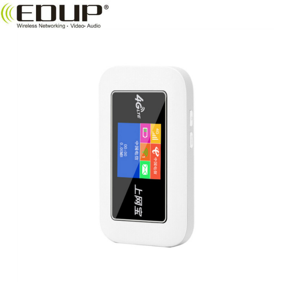 300Mbps 4G LTE ZX297520V3 Mini Color Screen WiFi Router With SIM Card Slot