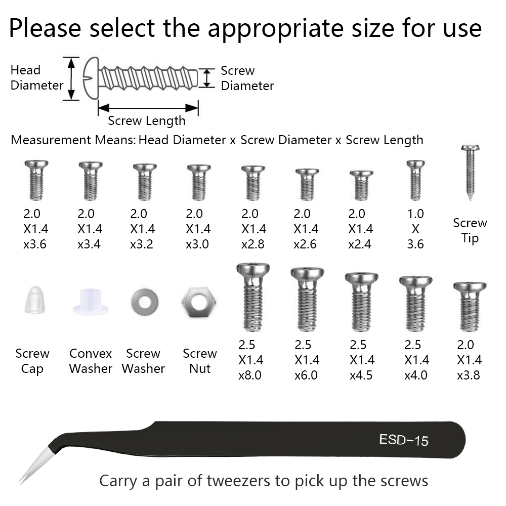 E-durable Precision Portable Screwdriver Set 3.5mm 4.5mm Nut Driver Y2.5 Screwdriver for NGC SFC N64 Wii Game Console