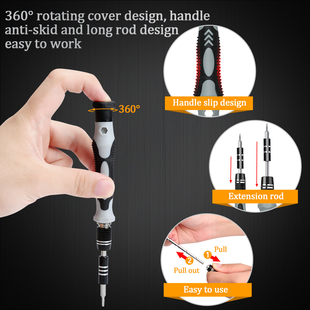 E-durable New Upgrade 110 in 1 Multifunction Mobile Phone Screwdriver Set Household Computer Repair Tool Kit