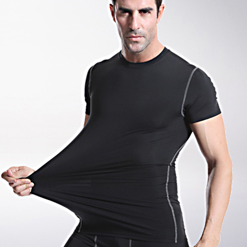 Custom Made Mens Compression Shirt Gym Sports Shirts For Men