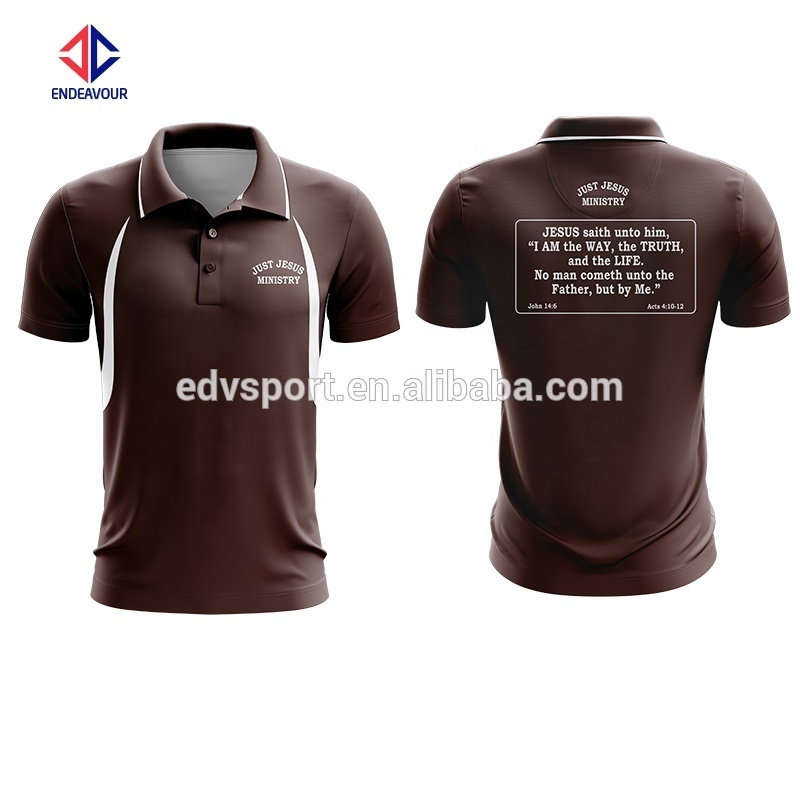 Custom 100% polyester dry fit polo shirts wholesale.