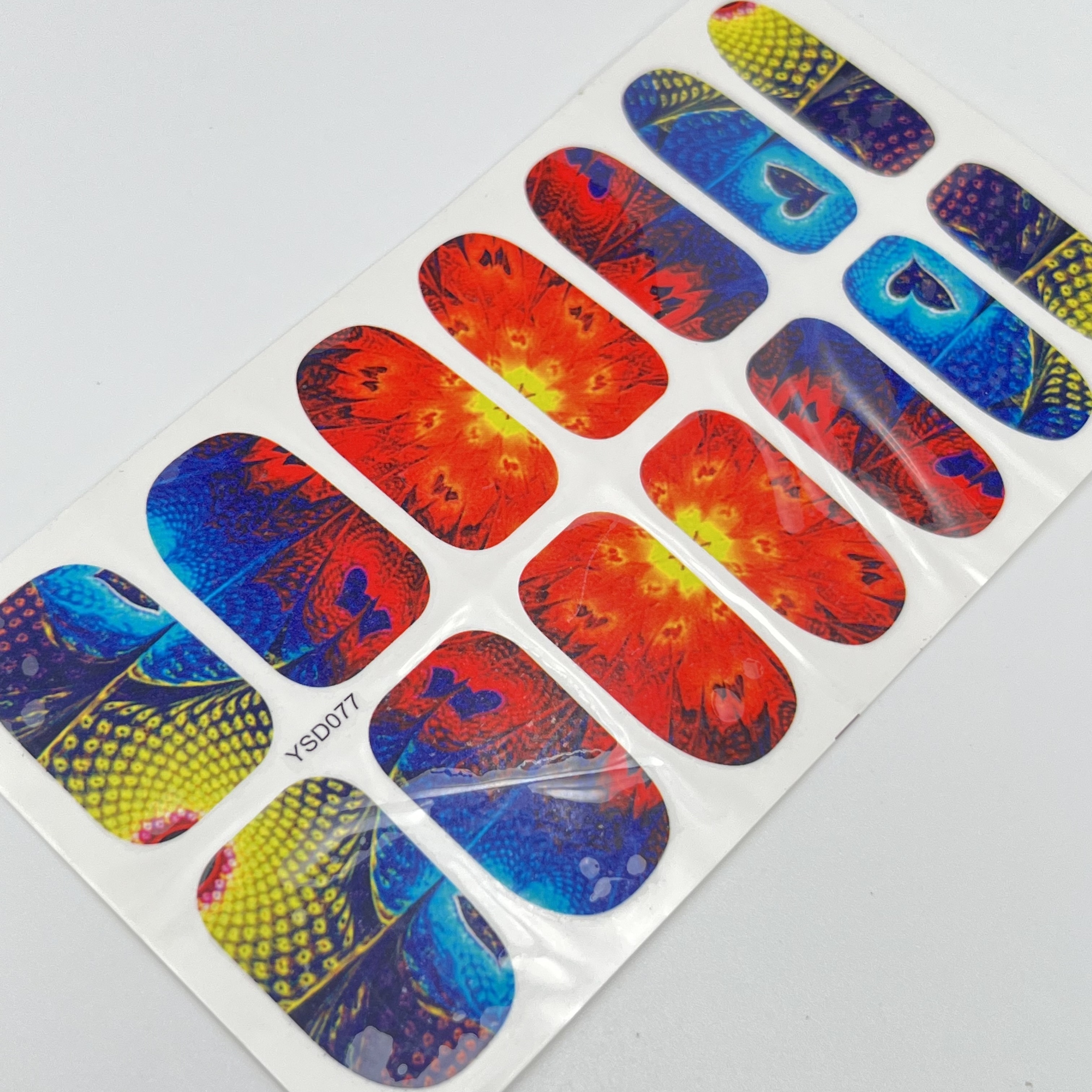 Wholesale Custom New Fashion Salon Diy Water Based Nail Decals Stickers Wraps