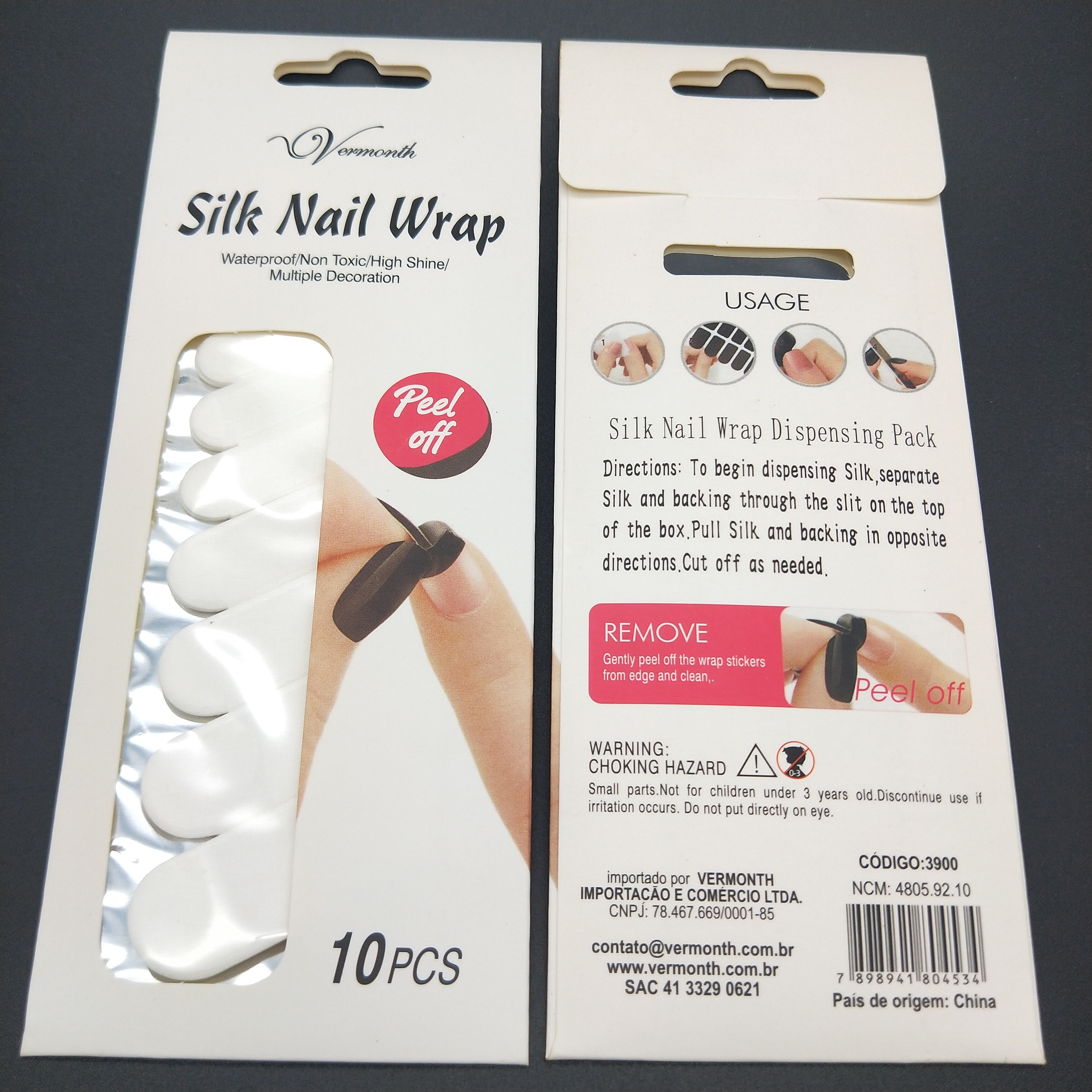 Private Label Manicure Product 10 Sheets Fiberglass Extension Professional Silk Wrap Self Adhesive Nail