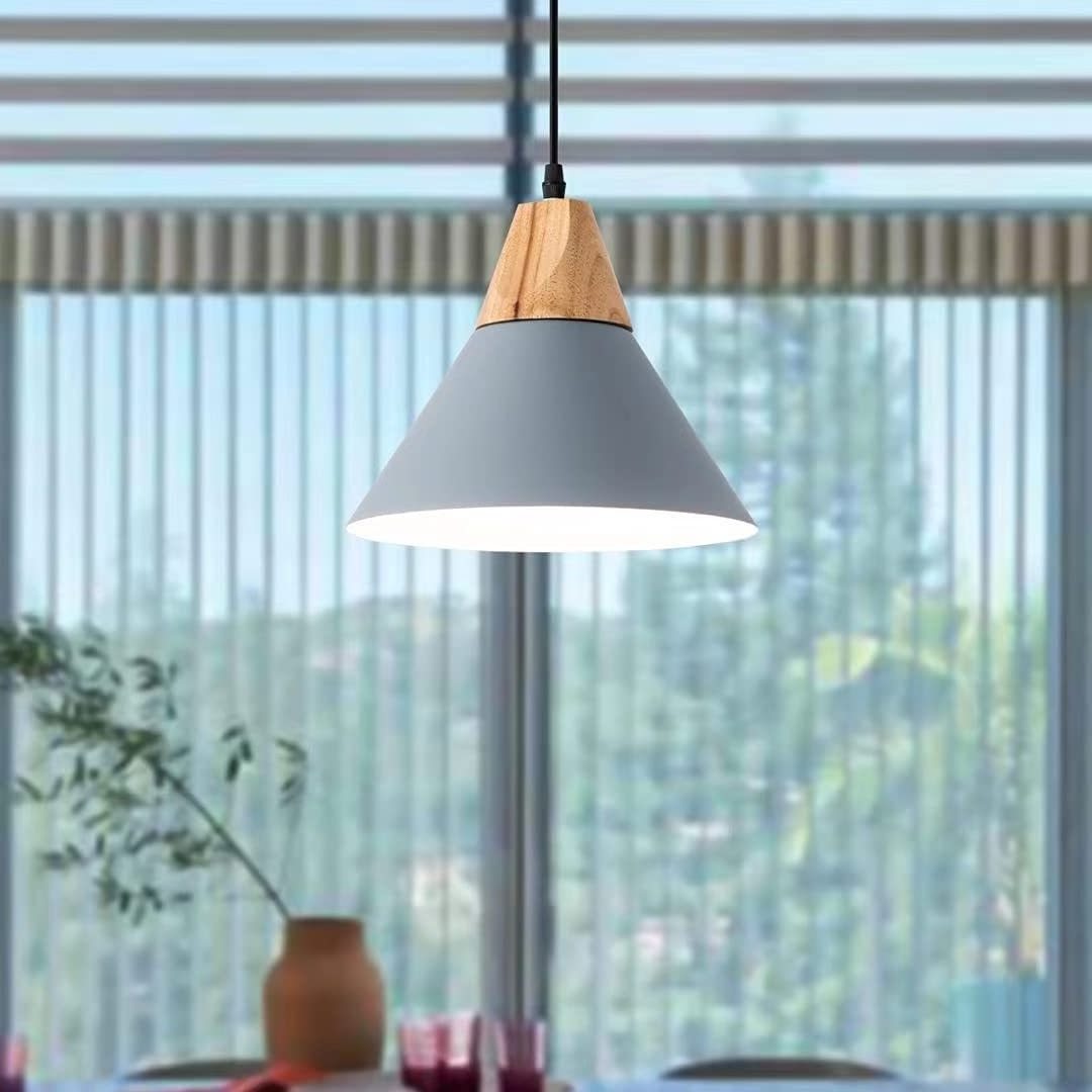 Modern Pendant Lamp wood Hanging Lights Fixtures For Dining Room Bedroom Decoration Lighting