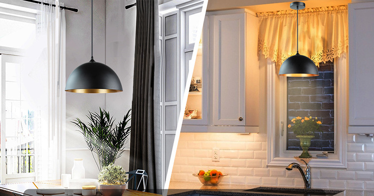 Industrial hanging lights for kitchen sales