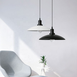 Black modern Pendant Light Fixtures Farmhouse Industrial Hanging Light Metal Pendant Lighting with Adjustable Chain