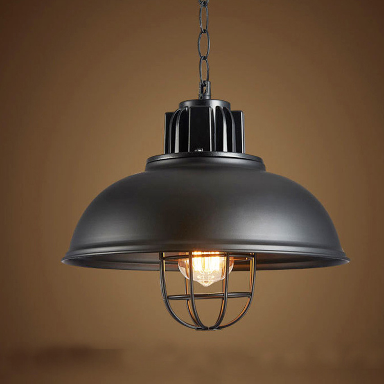 Farmhouse Black Pendant Light Fixtures Industrial Vintage Hanging Ceiling Light Fixture for Kitchen, Barn