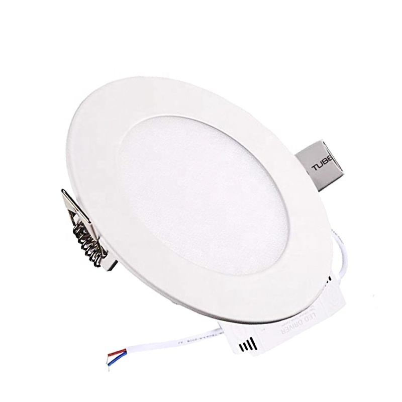 2022 slim black & white led downlights dimmable 6W 9W 12W 15W 18W 24W led ceiling panel light