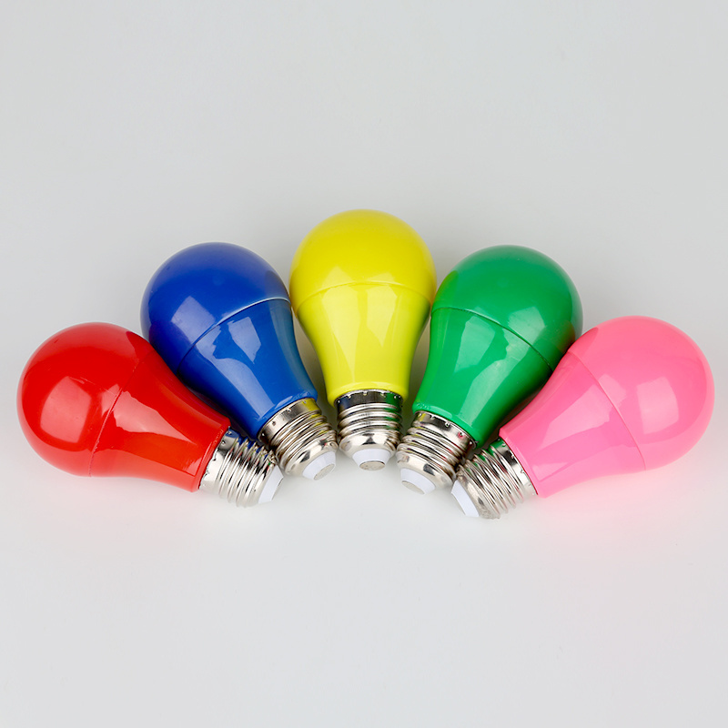 Super quality SAA CE RoHS led color bulb led bulb light red yellow Blue Light Blocking Light Bulb b22 e26 e27 no flicker