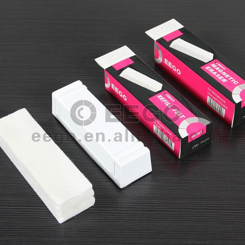 Plastic magnetic whiteboard eraser