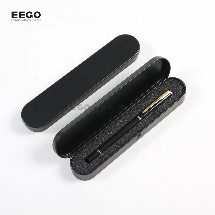 Hot Selling Luxury Metal Pen Box with Custom Logo Ballpoint Gel Pen Style Promotional Pens with Iron Box