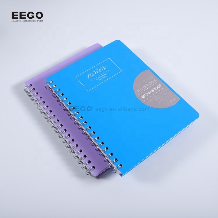 2024 Personalized Business Financial Leather Custom Printing Monthly Weekly Budget A4 B5 Big Spiral Notebook Journal Planner