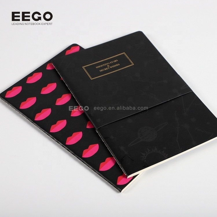 Wholesale Eco Friendly Kraft Paper Cover Kids Diary School Notebooks For Elementary Students Writing