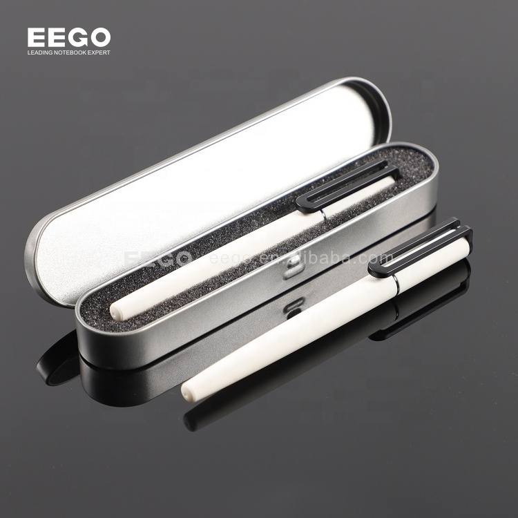 Hot Selling Luxury Metal Pen Box with Custom Logo Ballpoint Gel Pen Style Promotional Pens with Iron Box