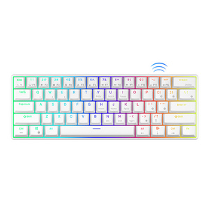 Royal Kludge RK61 RK 61 keys dual mode wireless hot swap bt led rgb teclado mechanical gaming keyboard 60% blue switch