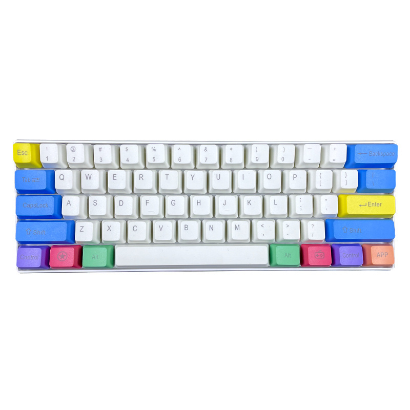 Royal Kludge RK61 RK 61 keys dual mode wireless hot swap bt led rgb teclado mechanical gaming keyboard 60% blue switch