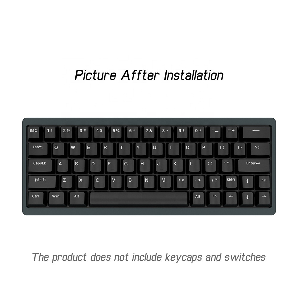 Ajazz Nacodex AC064 60% 64 Keys Rgb Hot-Swappable Custom DIY Kit Mechanical Keyboard