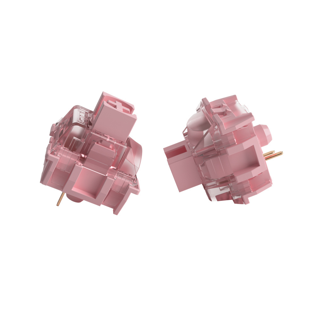 TTC 10pcs 3 Pins 1 g Linear Axis Purple Pink Demon Princess Switches for Mechanical Keyboard