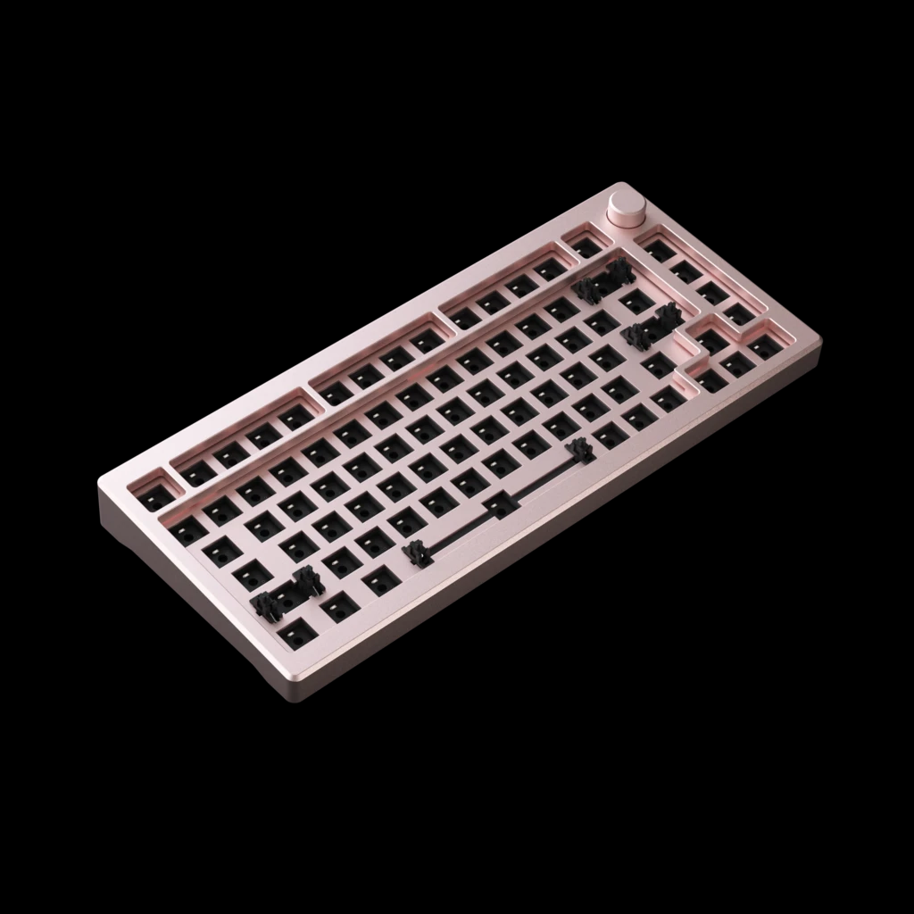 MOD007 MOD 007 CNC 75% 81-Key CNC RGB Gasket Mount Mechanical Keyboard Kit with Hotswap Switches