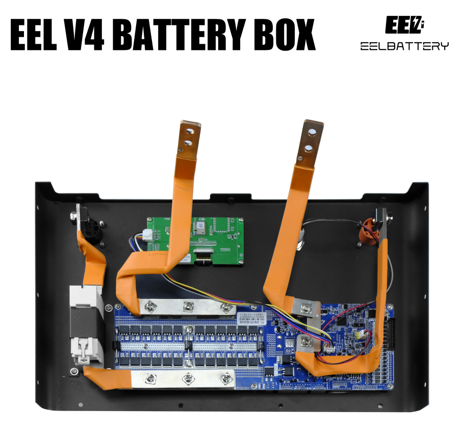 EEL V4 DIY Lifepo4 Battery Case 280Ah 16S Power Station Empty Metal Box Lithium Battery 3.2v For Lithium ion Batteries