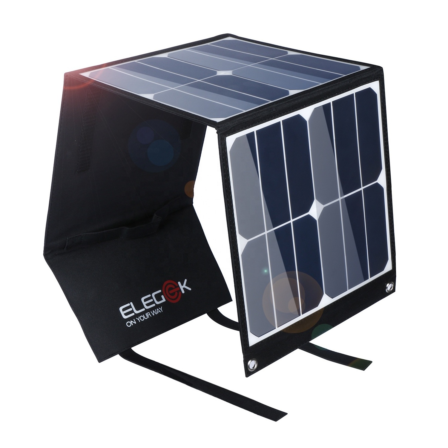 Highly efficiency foldable  solar panel charger Outdoor emergency Portable  solar panel trickle charger for cellphone camera