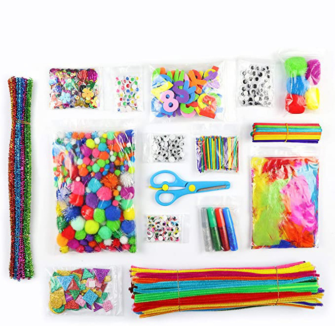 Arts and Crafts Supplies for Kids Supplies & Materials DIY Education Preschool Homeschool All in One D.I.Y. Crafting