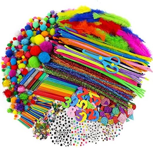 Arts and Crafts Supplies for Kids Supplies & Materials DIY Education Preschool Homeschool All in One D.I.Y. Crafting