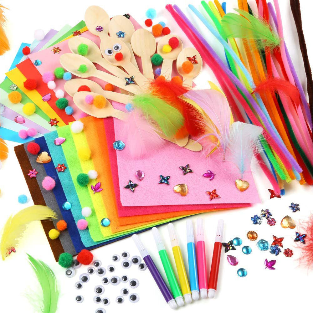 Arts and Crafts Supplies for Kids Supplies & Materials DIY Education Preschool Homeschool All in One D.I.Y. Crafting