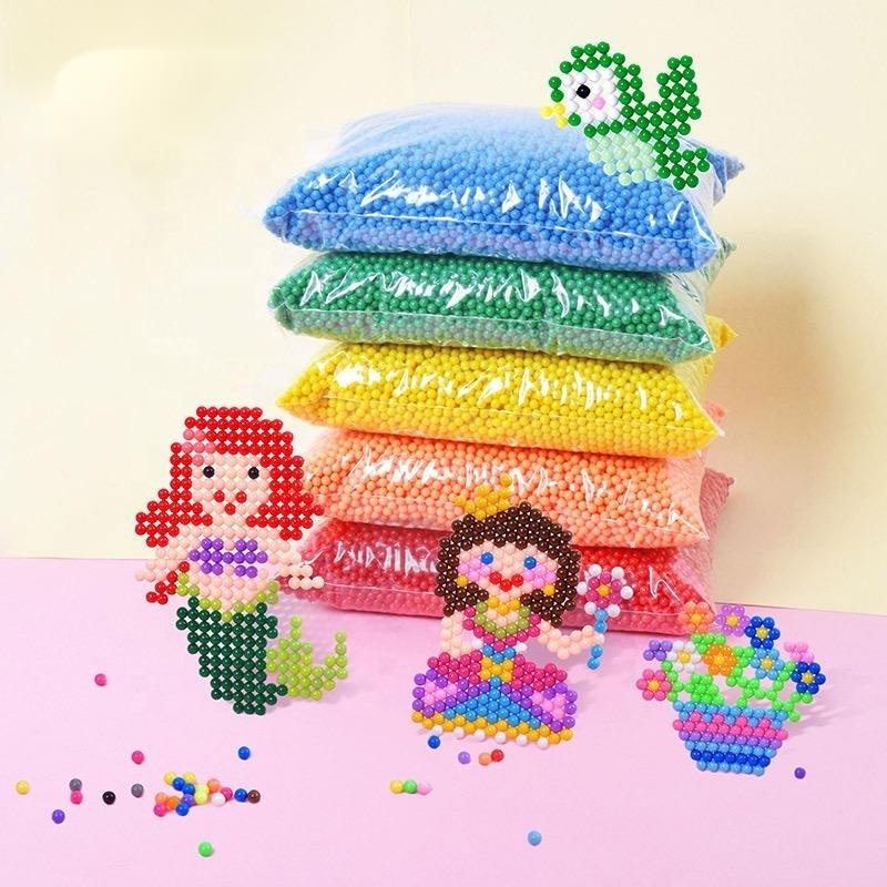 High Quality Children Perler Kit 5mm Fuse Hama Beads 3d Puzzle Diy Toy Kids Creative Handmade Craft Toy Gift