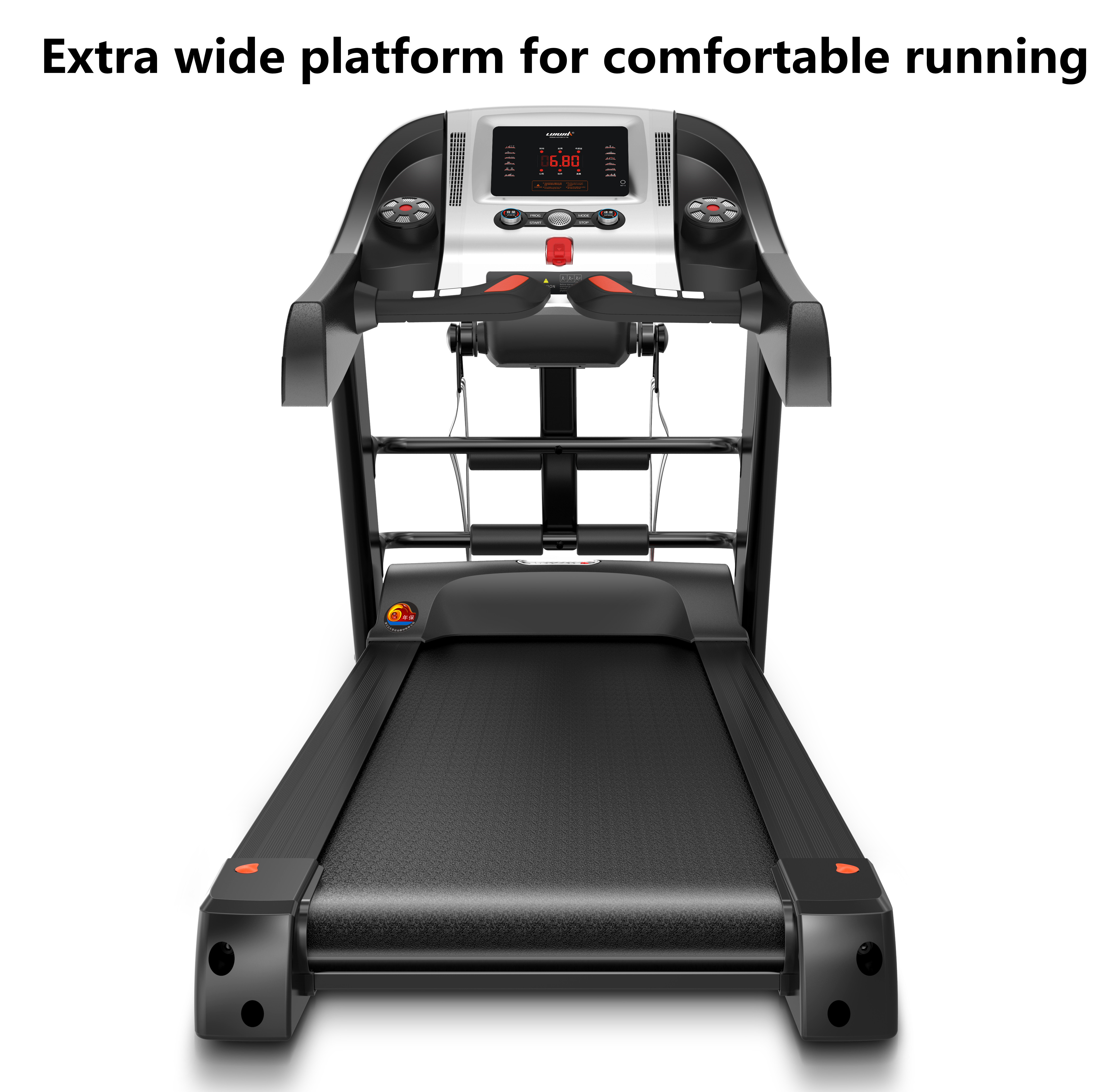 Lijiujia home use multi function foldable running machine fitness equipment shock reducing AC motor treadmill