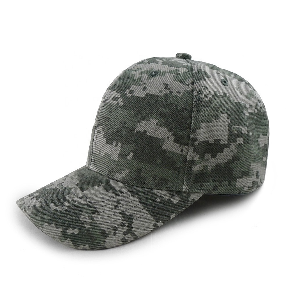 High quality 6 panel blank baseball hats caps camouflage camo trucker cap custom adjustable hat wholesale gorras sports cap