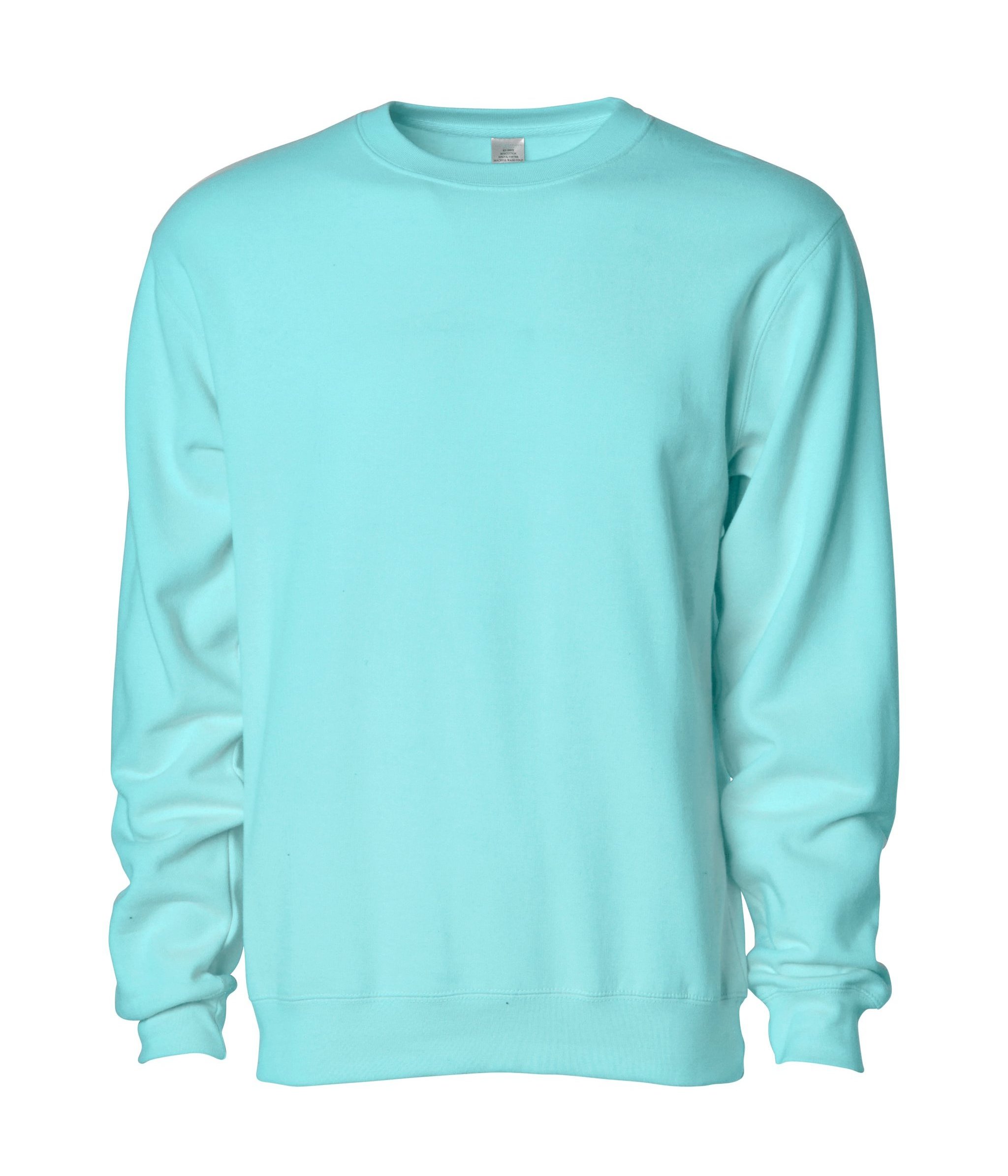 OEM wholesale no label clothing men crewneck 100 cotton plain sweatshirt crewneck sweatshirt oversize