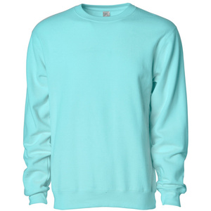 OEM wholesale no label clothing men crewneck 100 cotton plain sweatshirt crewneck sweatshirt oversize