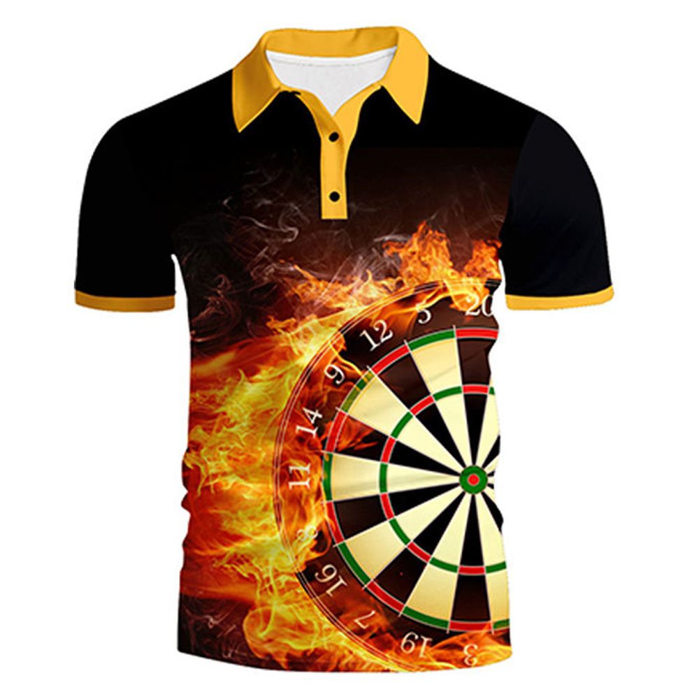 Design Your Own Custom Dart Shirts Jersey Polo With Pockets Zipper For Team Sublimated Dart Shirts