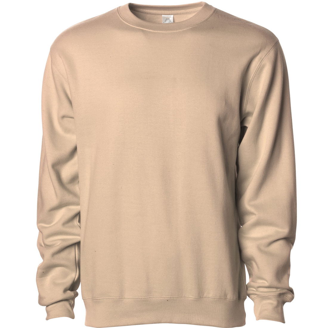 OEM wholesale no label clothing men crewneck 100 cotton plain sweatshirt crewneck sweatshirt oversize