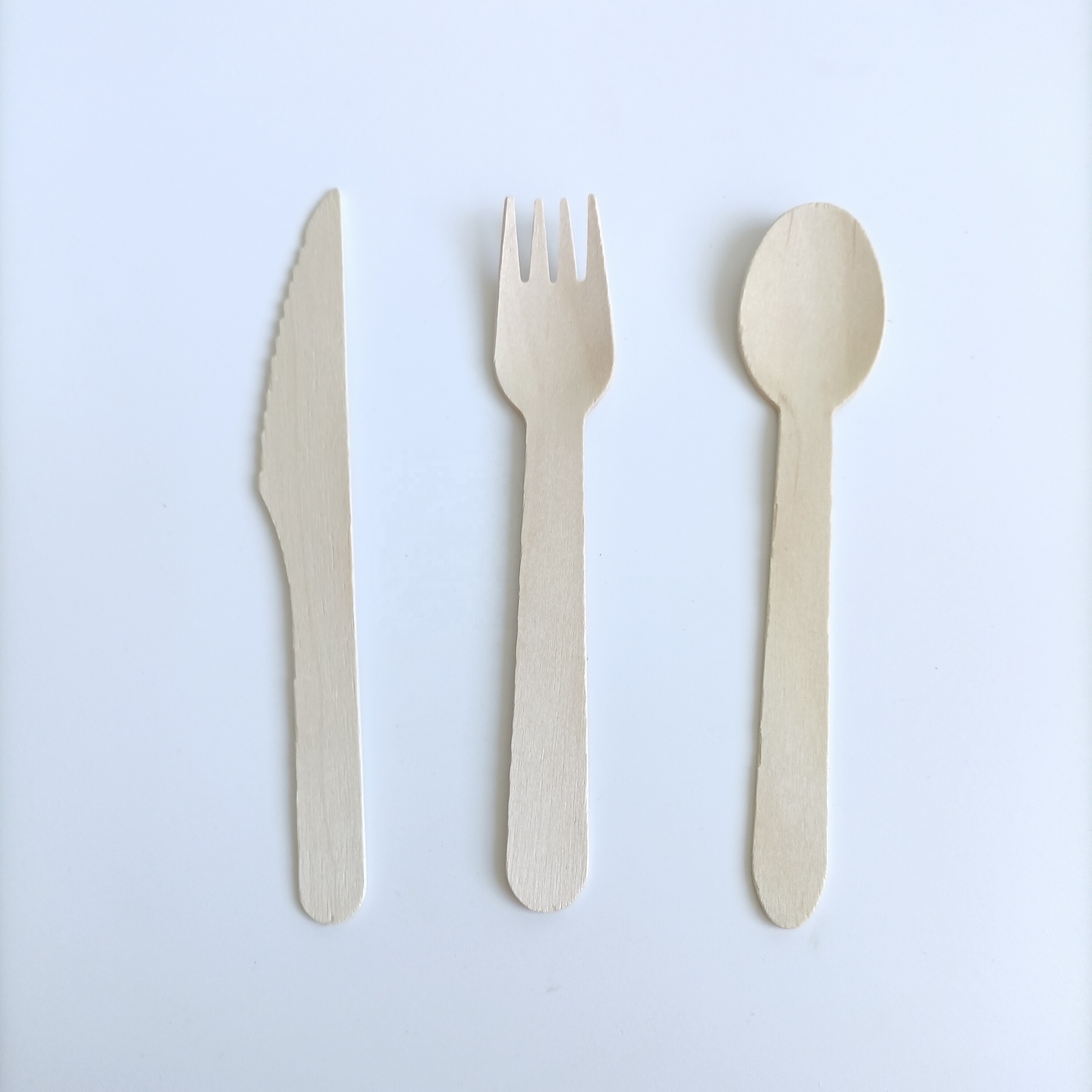 Disposable Wooden knife for Spoons Disposal Ice Cream Disposable Knife Fork and Spoon Cutlery