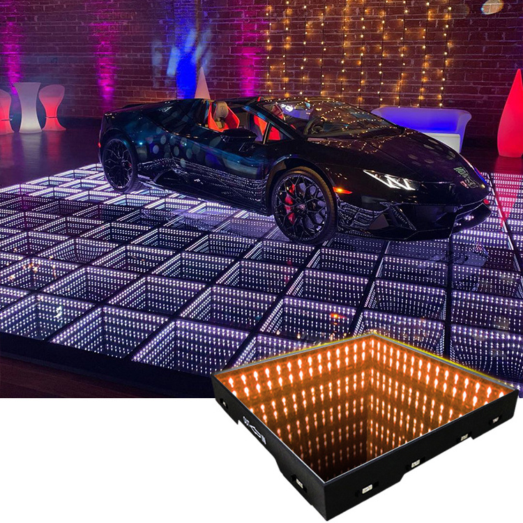 Led stage infinity 3D charming dj lights led video dance floor led