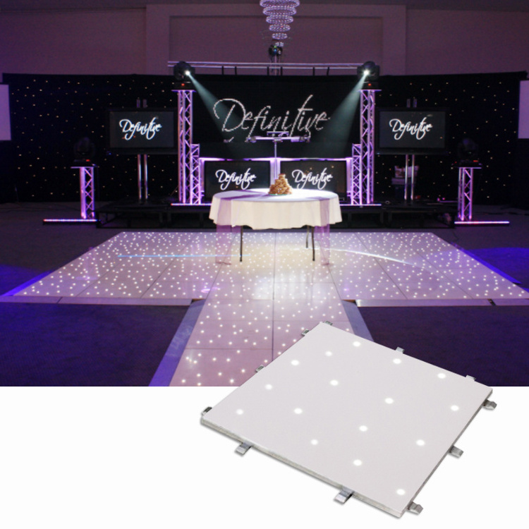 Led Starlit dance floor /led dance floor mat for party and wedding with wireless