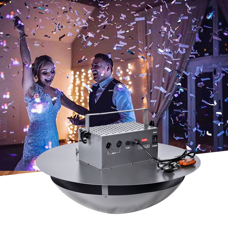 stage special effect remote electric big co2 dmx confetti cannon machine