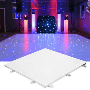 wedding led dancefloor lumineuse white Stage Lights black led starlit dance floor