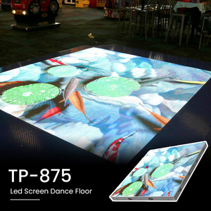 indoor digital wedding interactive dance floor tiles projector system led video panels screen display interactive led floor