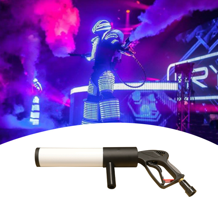 metal cannon cryo confetti jet hand light dj equipment stage effect machine smoke led co2 gun